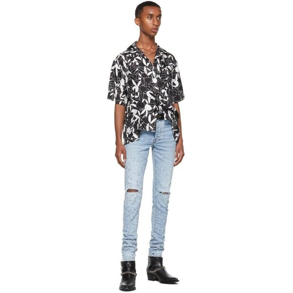 AMIRI Jodhpur Chain Boots 39 US 6 Mens Black Leather ASIS - Picture 2 of 16